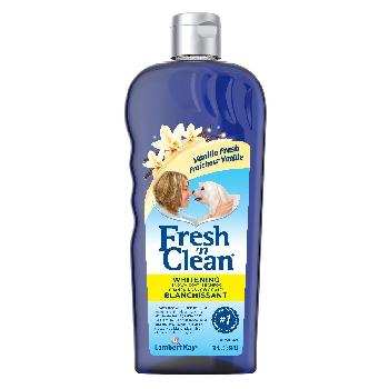 Fresh 'n Clean Whitening Snowy-Coat Shampoo, Vanilla Scent, 18 ounces