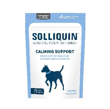 Nutramax Solliquin Behavioral Health Supplement for Dogs, 75 ct Soft Chews