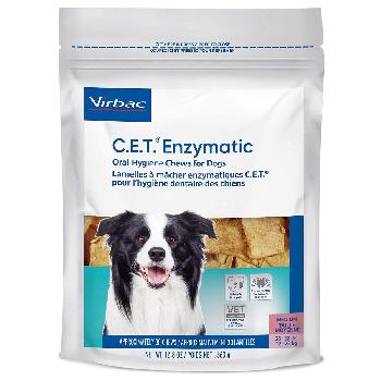 C.E.T. Enzymatic Oral Hygiene Chews for Dogs, 26-50 pounds, 30 count