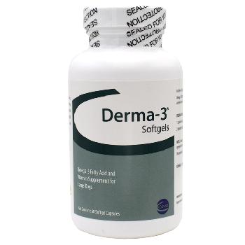 Derma-3 Softgel Capsules Large Dog, 60 ct