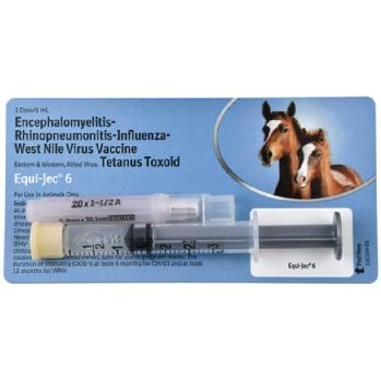 Equi-Jec 6, 6-way vaccine, single dose syringe