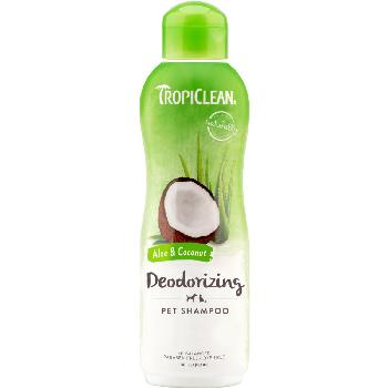 TropiClean Deodorizing Aloe & Coconut Dog & Cat Shampoo, 20 ounces