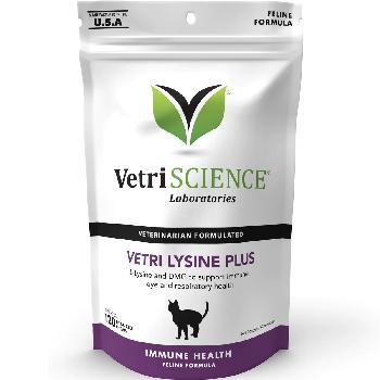 VetriScience Vetri-Lysine Plus Bite Sized Chews 120 ct