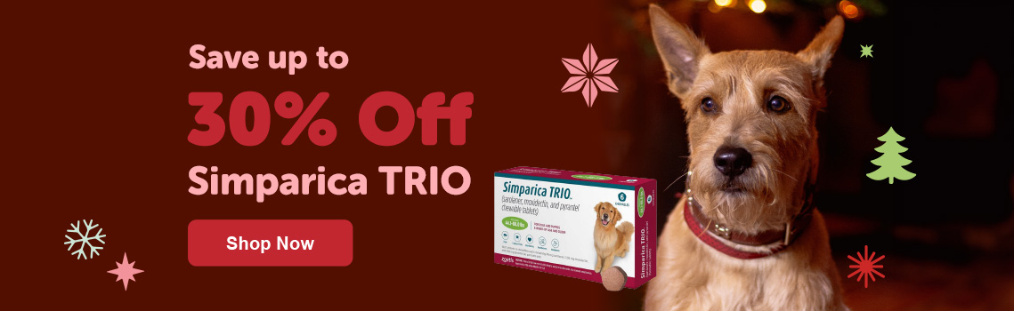 Save 30% on Simparica Trio