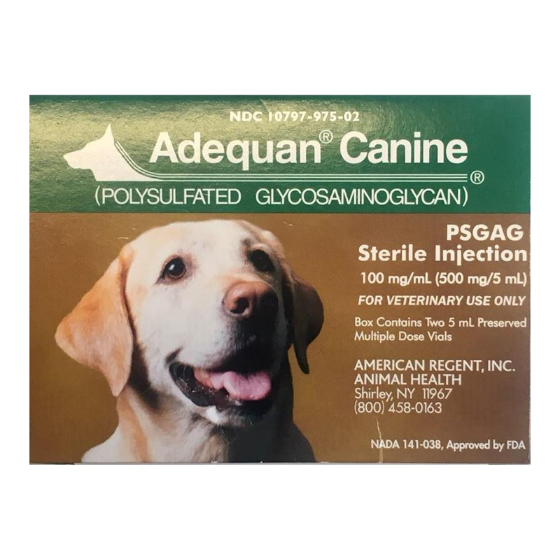 Adequan Canine Injection for Dogs 100 mg/mL Single 5 mL Vial Pet