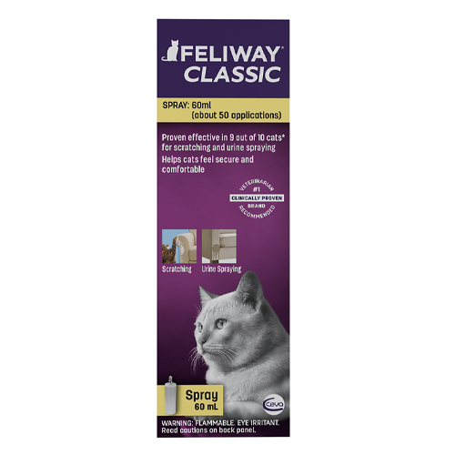 Feliway Classic Travel Calming Cat Spray, 60 mL Pet Supplies Delivered