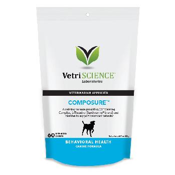 VetriScience Composure Bite-Sized Chews for Dogs, 60 count