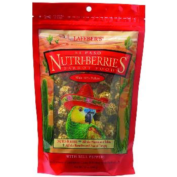 Lafeber El Paso Nutri-Berries Parrot Bird Food, 10-oz bag