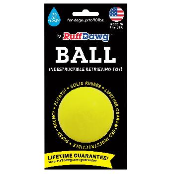 Ruff Dawg Ball Rubber Dog Toy, Medium