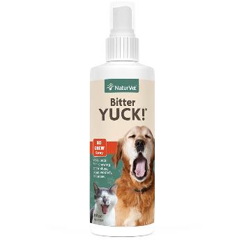 NaturVet Bitter Yuck! No Chew Spray for Cats and Dogs, 8 oz