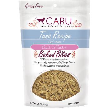 CARU Soft 'n Tasty Tuna Recipe Bites for Cats Cat Treats, 3.0 oz