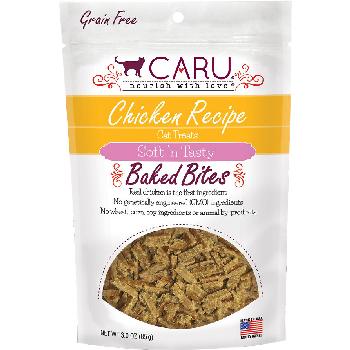 CARU Soft 'n Tasty Chicken Recipe Bites for Cats Cat Treats, 3.0 oz