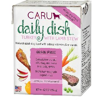 Caru Daily Dish Turkey with Lamb Stew Wet Dog Food - 12.5 oz