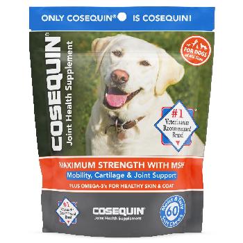 Cosequin Maximum Strength Soft Chews with MSM Plus Omega 3s, 60 count