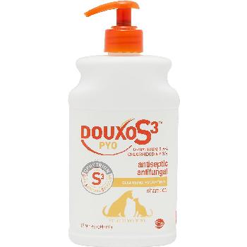 Douxo S3 PYO Antiseptic Antifungal Shampoo for dogs and cats, 500 ml/16.9 oz