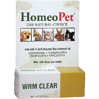 HomeoPet WRM Clear 15 mL