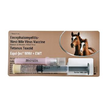 Equi-Jec WNV + EWT, 4-way vaccine, single dose syringe
