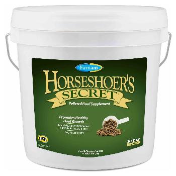 Farnam Horseshoer's Secret Pelleted Hoof Horse Supplement, 11-lb bucket
