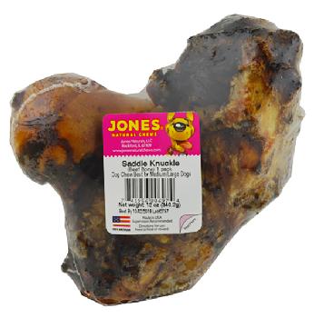 Jones Natural Chews Saddle Knuckle Beef Bone, 1 pack