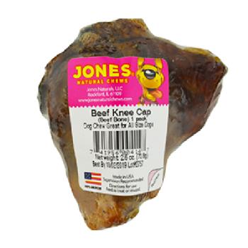 Jones Natural Chews Beef Knee Cap Dog Treat, 3 inches, 1 pack
