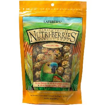 Lafeber Garden Veggie Nutri-Berries Parrot Bird Food, 10-oz bag