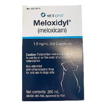 Meloxidyl (meloxicam) 1.5mg/ml Oral Suspension 200 ml Bottle