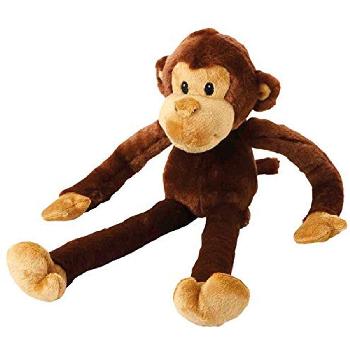 Multipet Cuddle Buddies Dog Toy, Swingin' Safari Monkey, 19 inches, 1 count