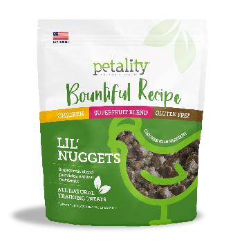 Petality Bountiful Recipe Lil Nuggets for Dogs, 12 ounces