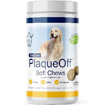 ProDen PlaqueOff Soft Chews with Natural Kelp, for Large Breed Dogs, 45ct