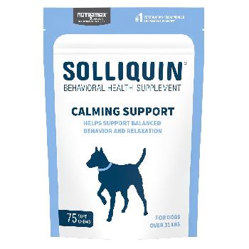 Nutramax Solliquin Behavioral Health Supplement for Dogs, 75 ct Soft Chews