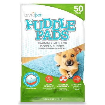 TevraPet Puddle Pads for Dogs and Puppies, 50 pads