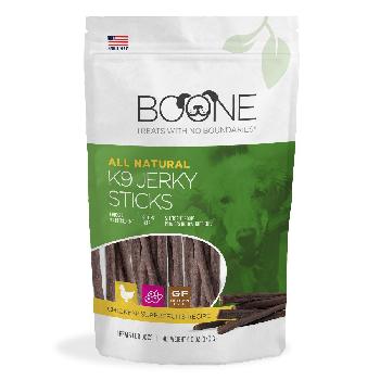 Boone K9 Jerky Sticks for Dogs, Chicken, 6 ounces