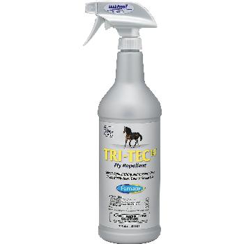 Farnam Tri-Tec 14 Fly Repellent for Horses, 32-oz spray bottle