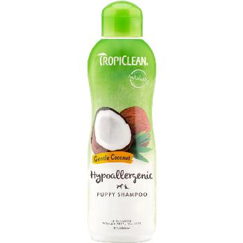 TropiClean Hypo-Allergenic Gentle Coconut Puppy & Kitten Shampoo, 20 ounces