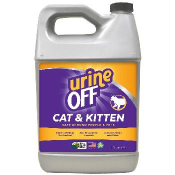 Urine Off Cat & Kitten Formula Stain & Odor Remover, 1 gal