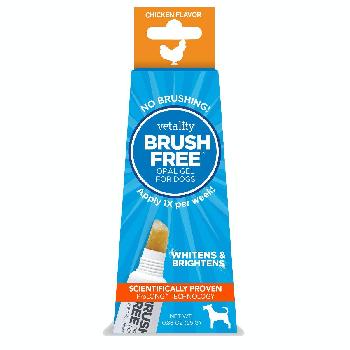 Vetality Brush Free Oral Gel for Dogs 0.88 Fl Oz