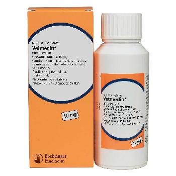 Vetmedin (pimobendan) Chewable Tablets, 10 mg, 50 count