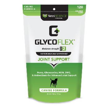 VetriScience GlycoFlex Stage 2 Bite-Sized Chews for Dogs, 120 count