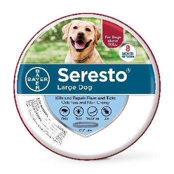 Seresto Flea and Tick Collar for Large Dogs, 8 month protection