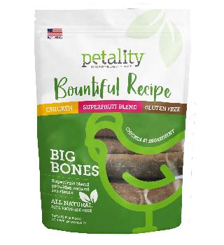 Petality Bountiful Recipe Big Bones for Dogs, 24oz