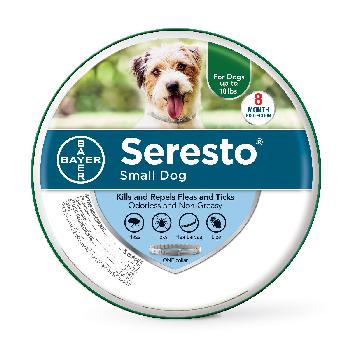 Seresto Flea and Tick Collar for Small Dogs, 8 month protection