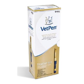 Vetpen Starter Kit for Dogs & Cats, 8 IU VetPen with dosing increments of 0.5 IU