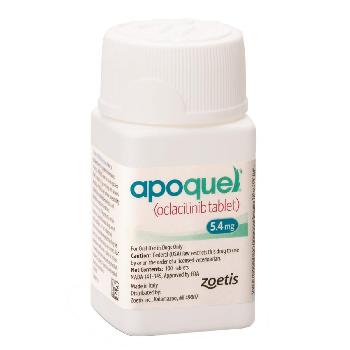 Apoquel (oclacitinib maleate) 5.4 mg Tablets, 100 Count